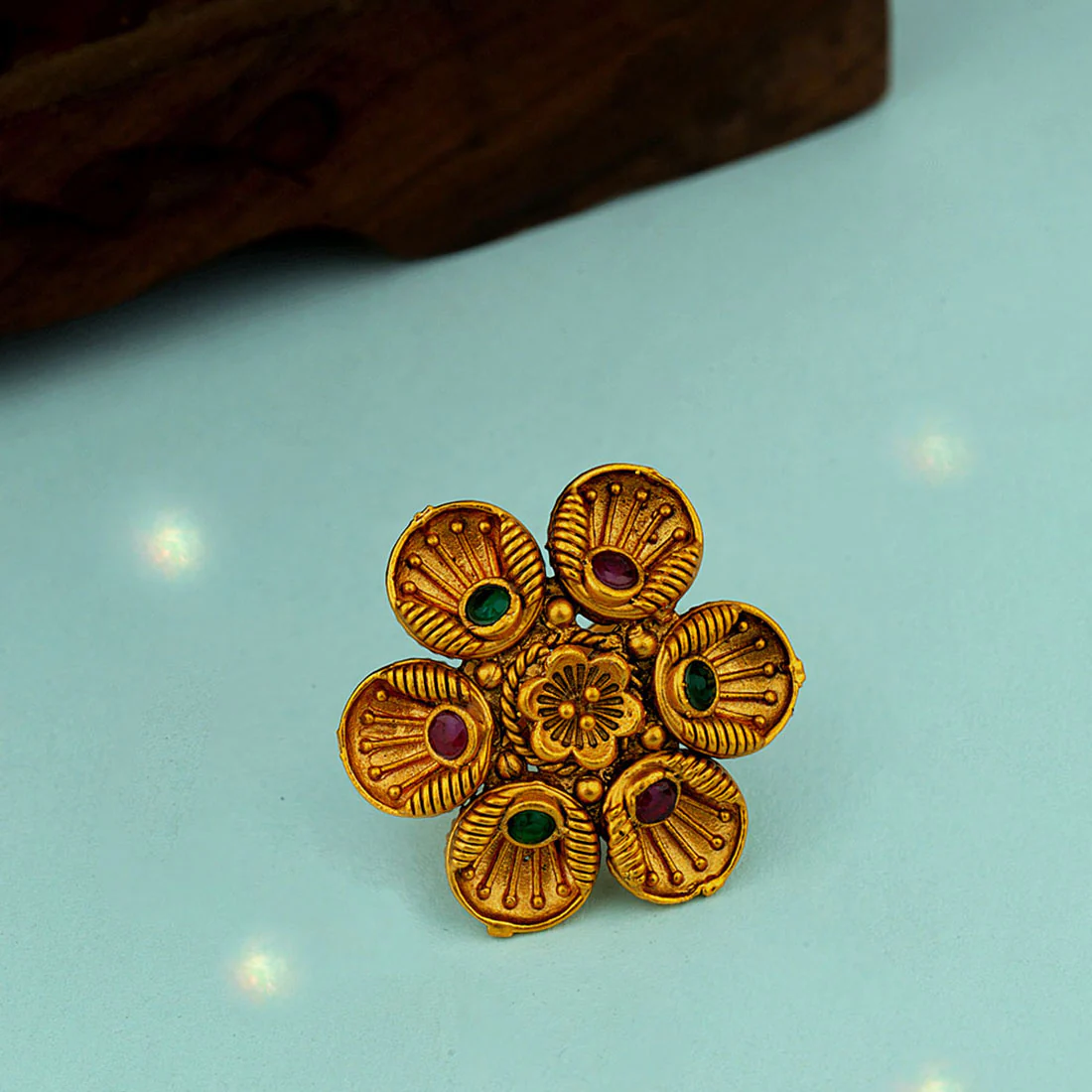Southern Bling Petals Ring