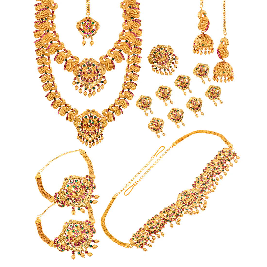 Southern Bling Temple Inspired Bridal Set