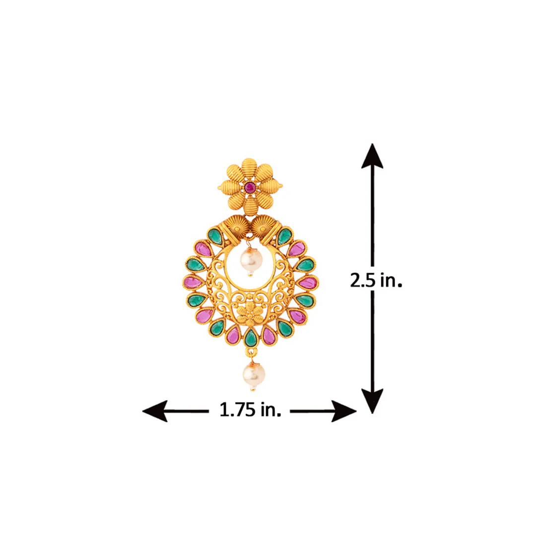 Southern Charisma Coloured Gems Earrings - Image 5