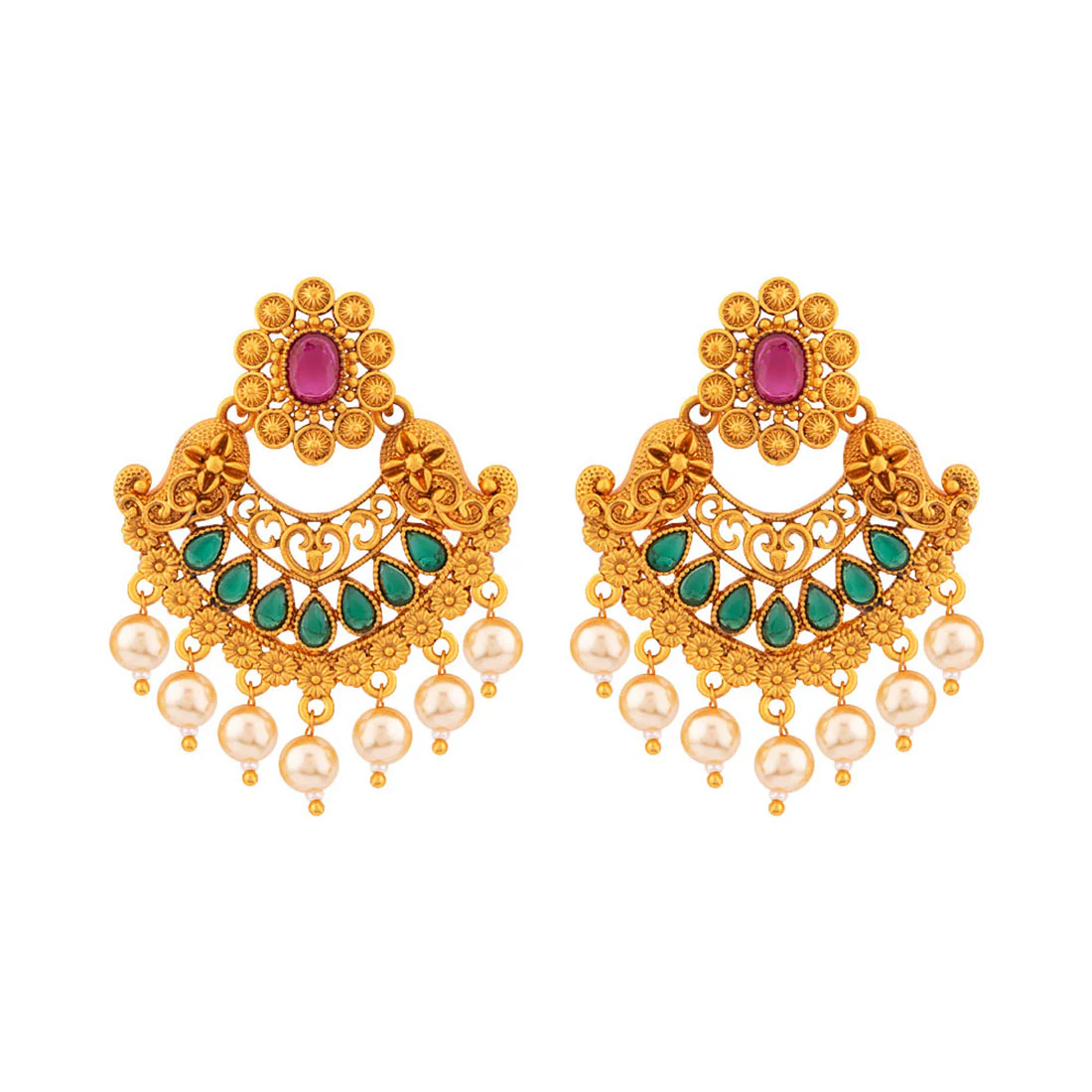 Southern Charisma Ethnic Hoop Earrings - Image 3