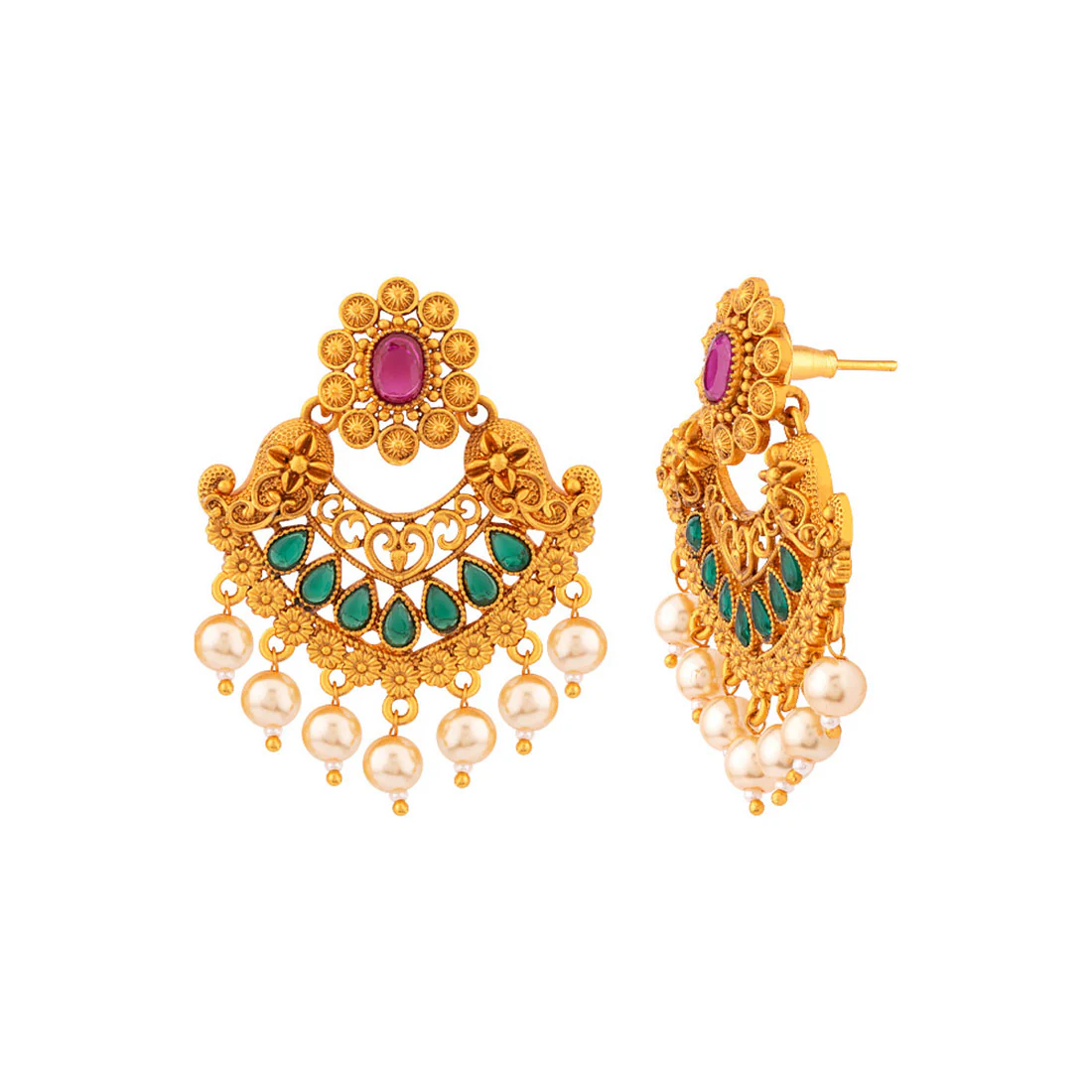 Southern Charisma Ethnic Hoop Earrings - Image 4