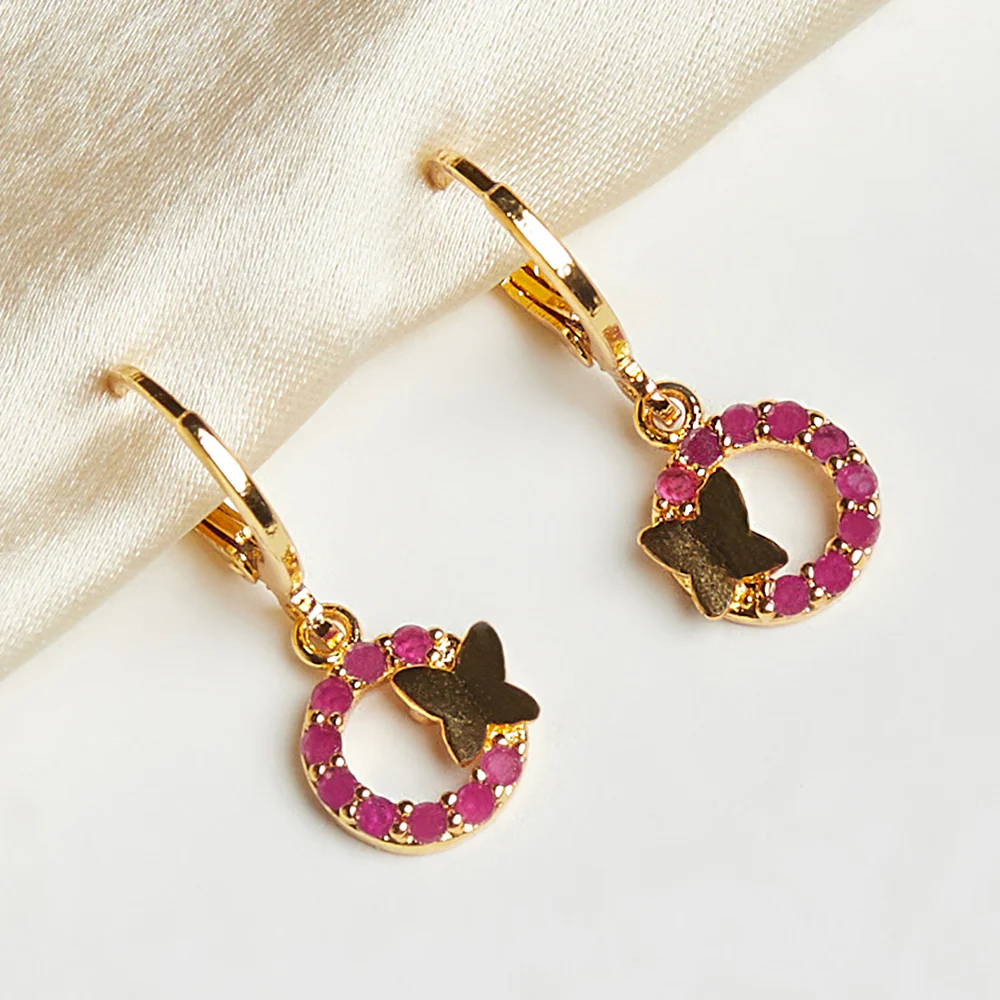 Spakling Essentials Beautiful Circle Drop Earrings