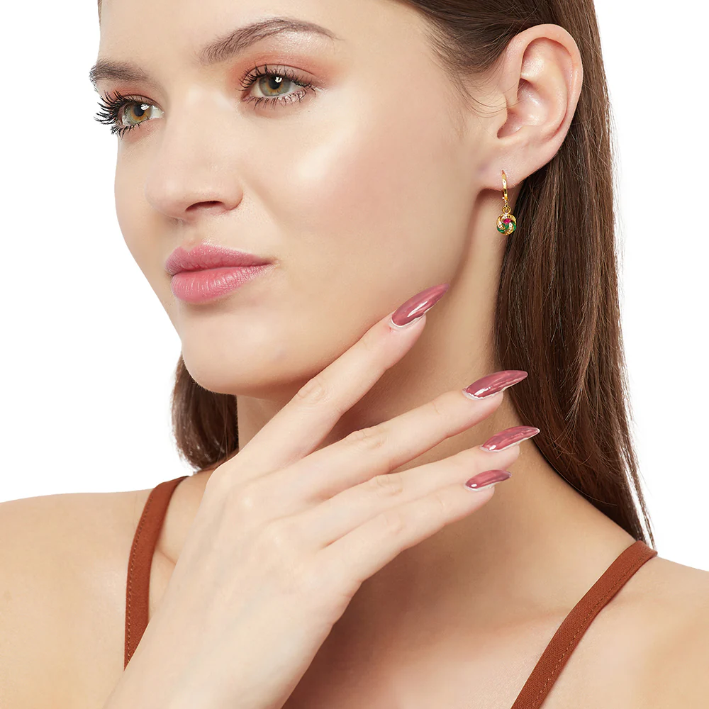 Spakling Essentials Dainty Colorful Earrings - Image 2