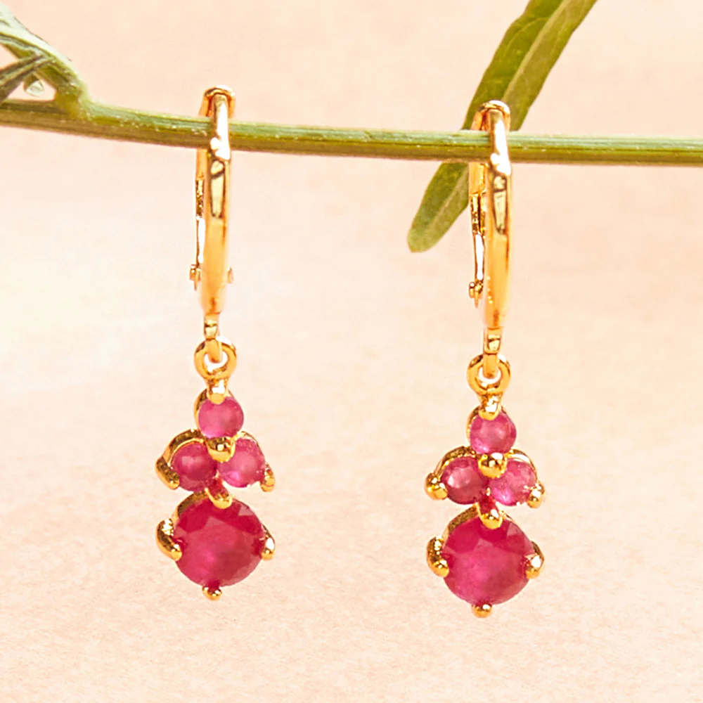 Spakling Essentials Dainty Gold Plated Drop Earrings