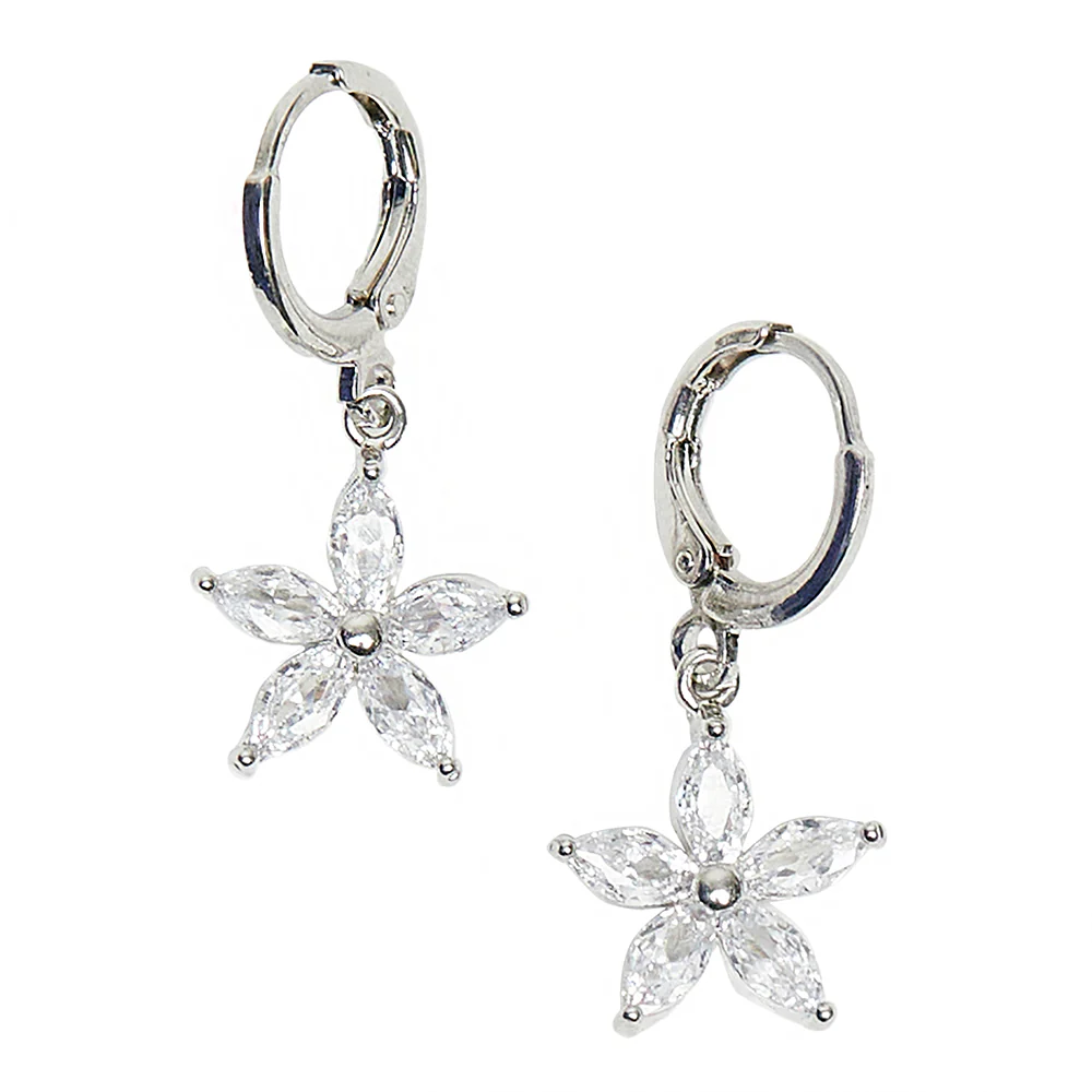 Spakling Essentials Floral Drop Earrings - Image 3