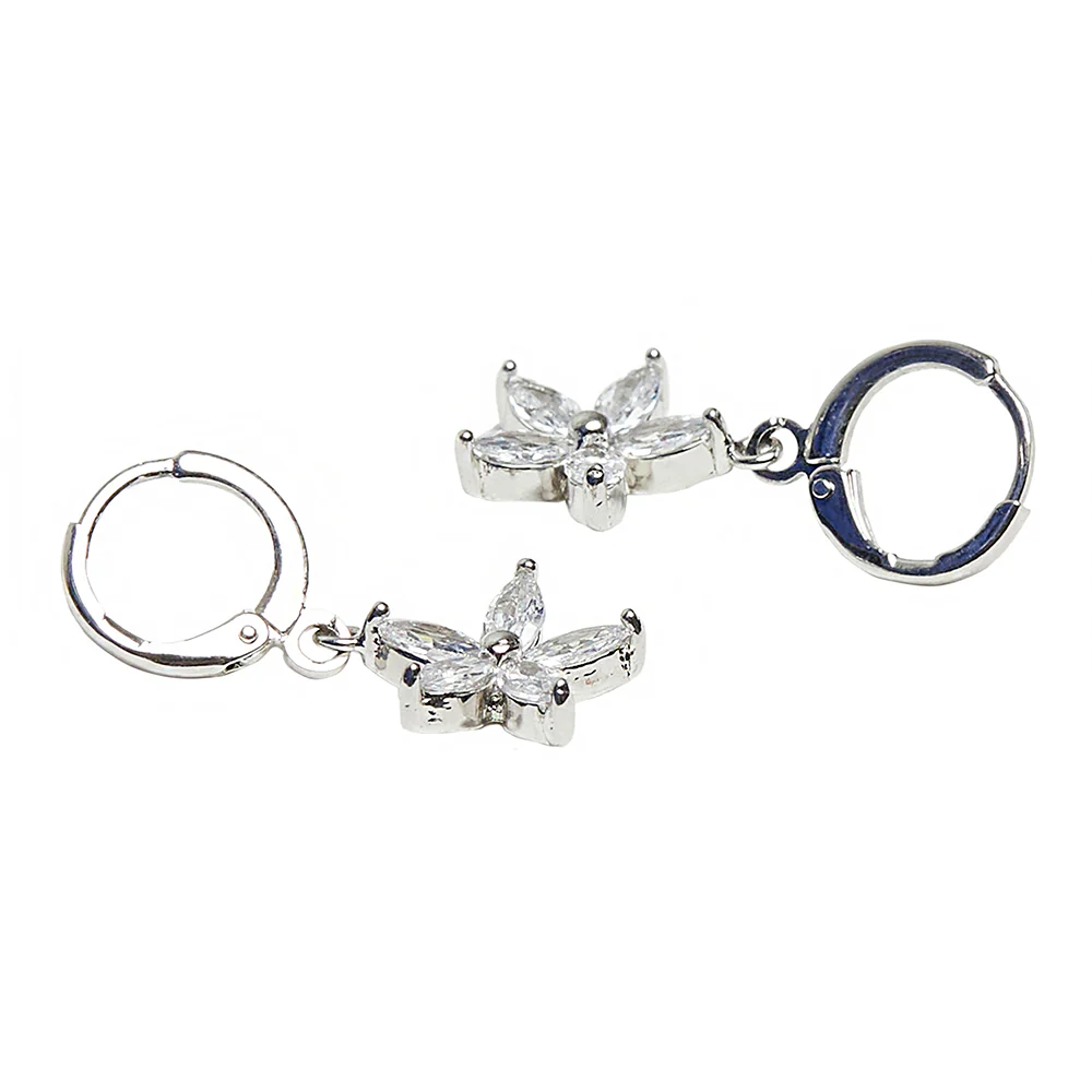 Spakling Essentials Floral Drop Earrings - Image 4