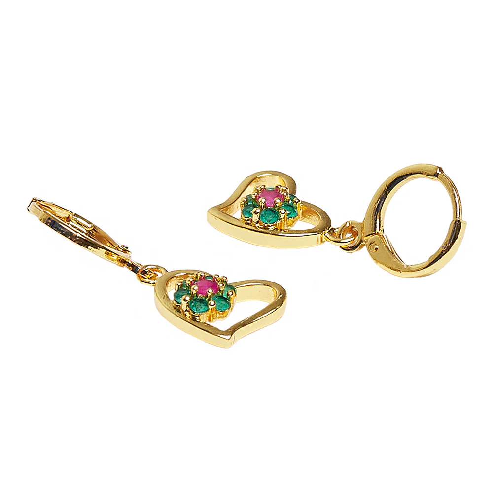 Spakling Essentials Heart Shaped Drop Earrings - Image 4