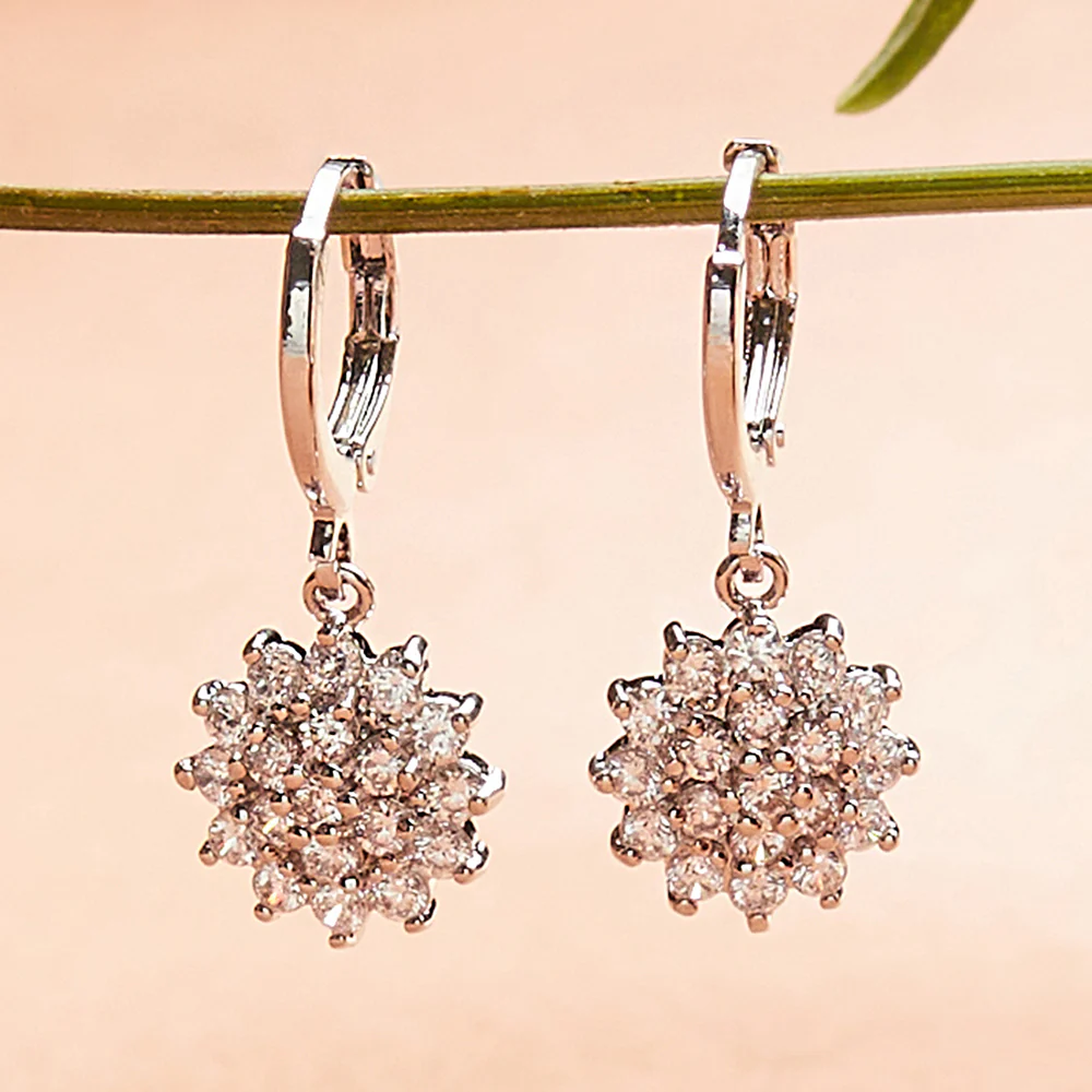Spakling Essentials Shimmering CZ Drop Earrings