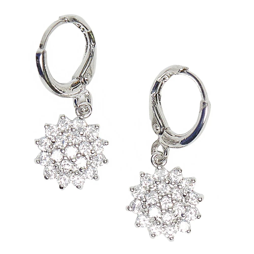 Spakling Essentials Shimmering CZ Drop Earrings - Image 3