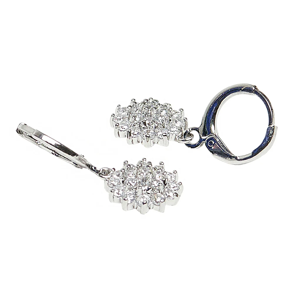 Spakling Essentials Shimmering CZ Drop Earrings - Image 4
