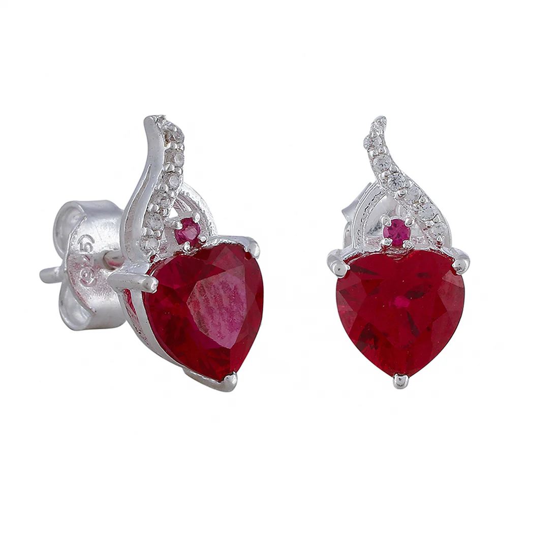 Sparkling 925 Sterling Silver CZ Pendant Set - Image 9