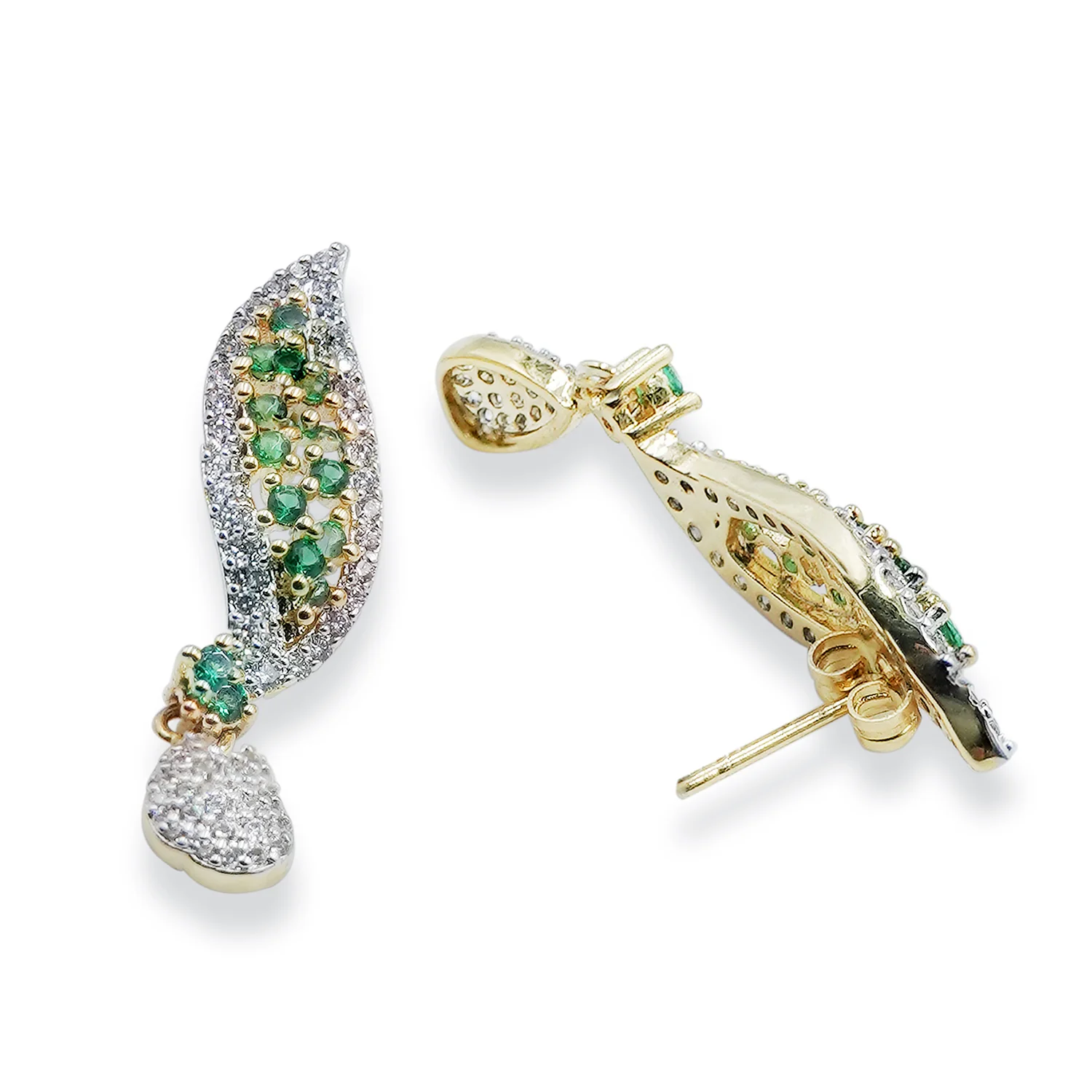 Sparkling CZ Pendant Set- Green - Image 5
