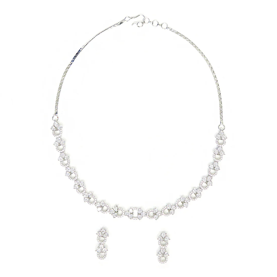Sparkling Elegance Attractive Necklace Set - Image 4