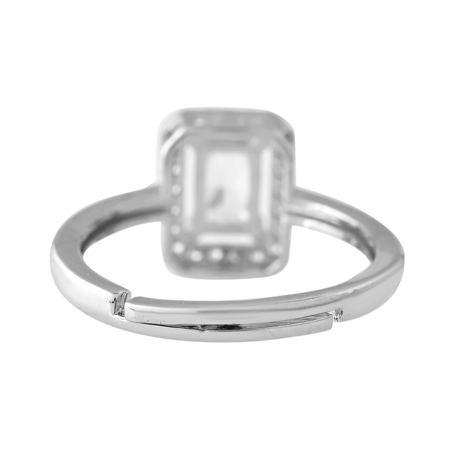 Sparkling Elegance Aura American Diamond Solitaire Ring - Image 5