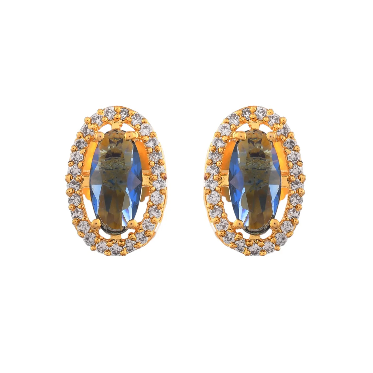 Sparkling Elegance Blue Azure Radiance Pendant Set - Image 6