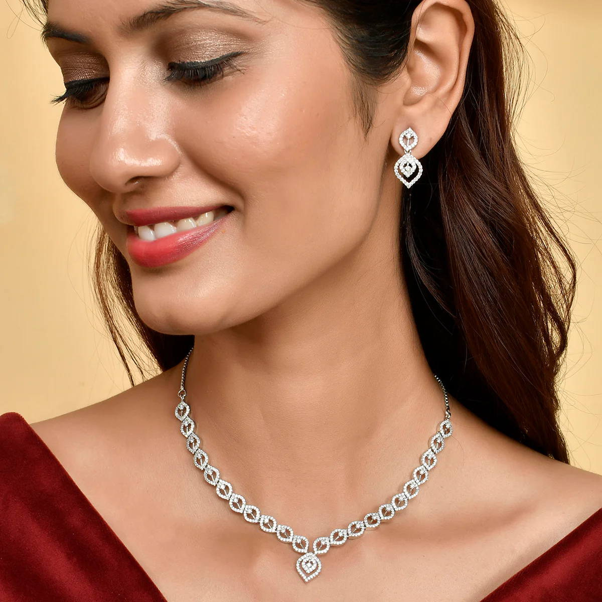Sparkling Elegance Casual CZ Jewellery Set - Image 2