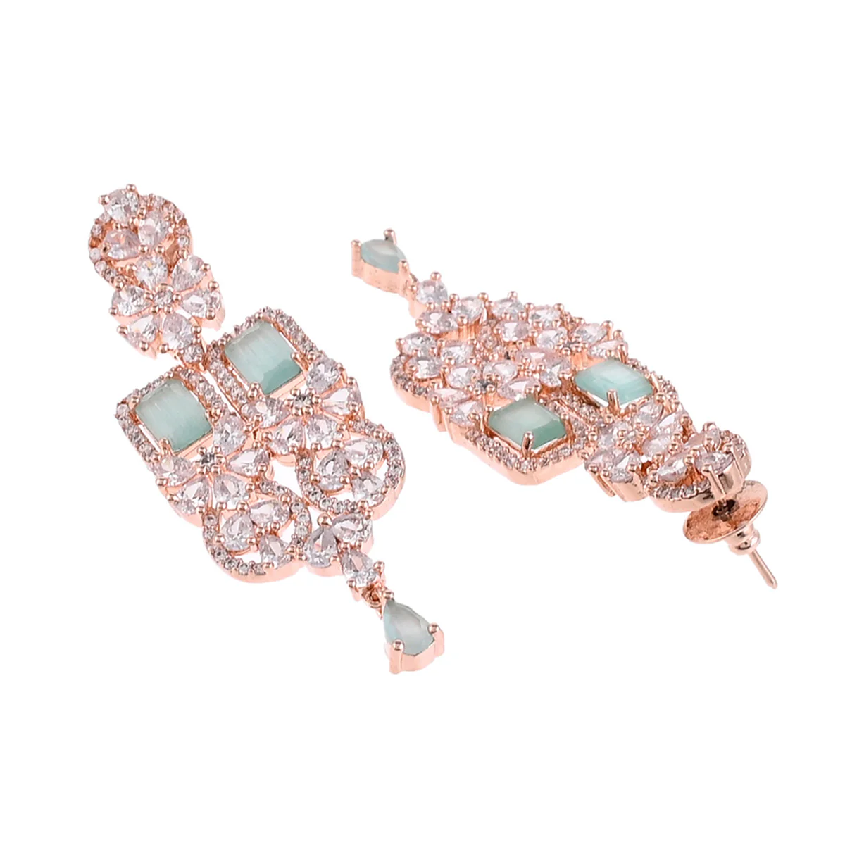 Sparkling Opulence Choker Cubic Zirconia Jewellery Set - Image 5