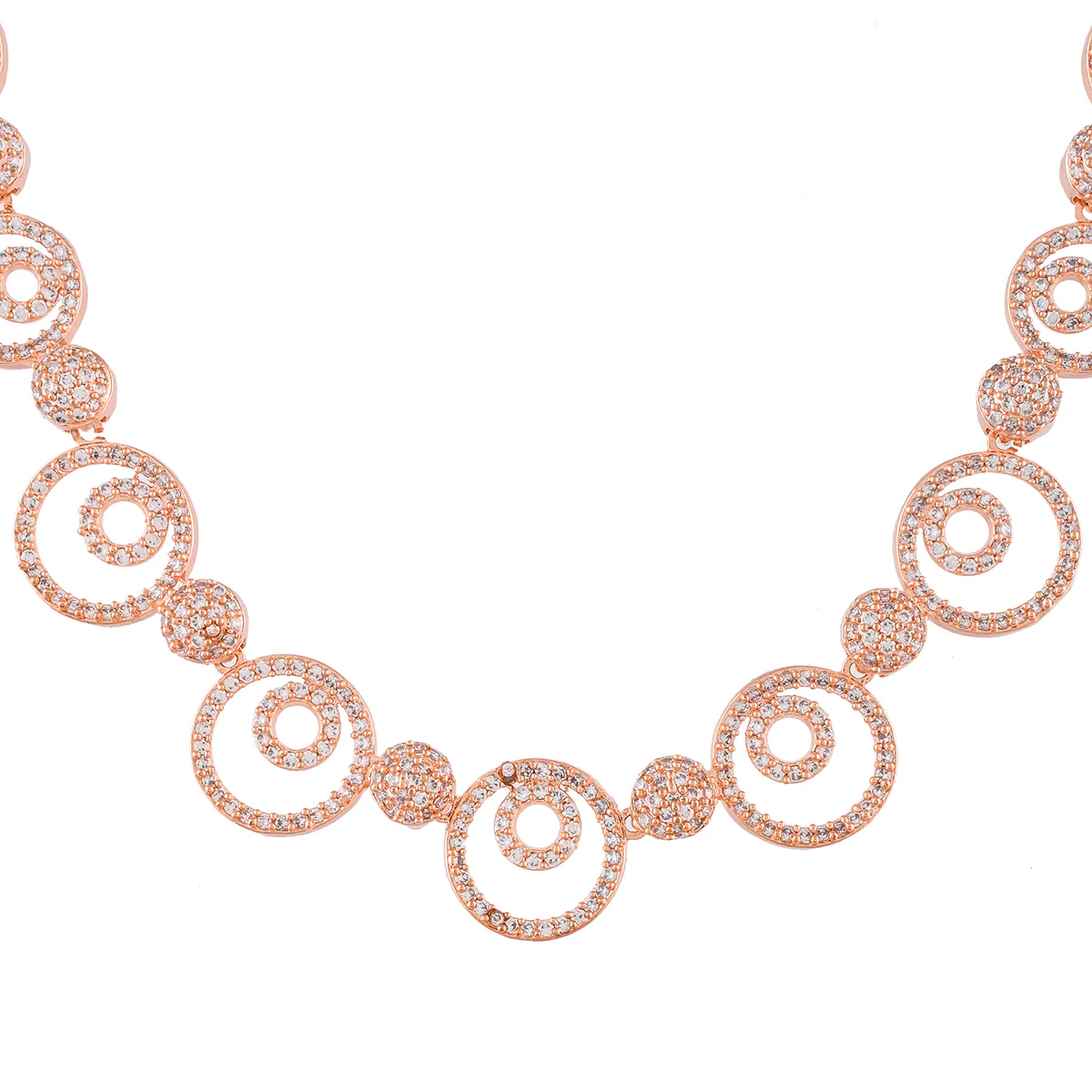 Sparkling Elegance Circles CZ Jewellery Set - Image 5