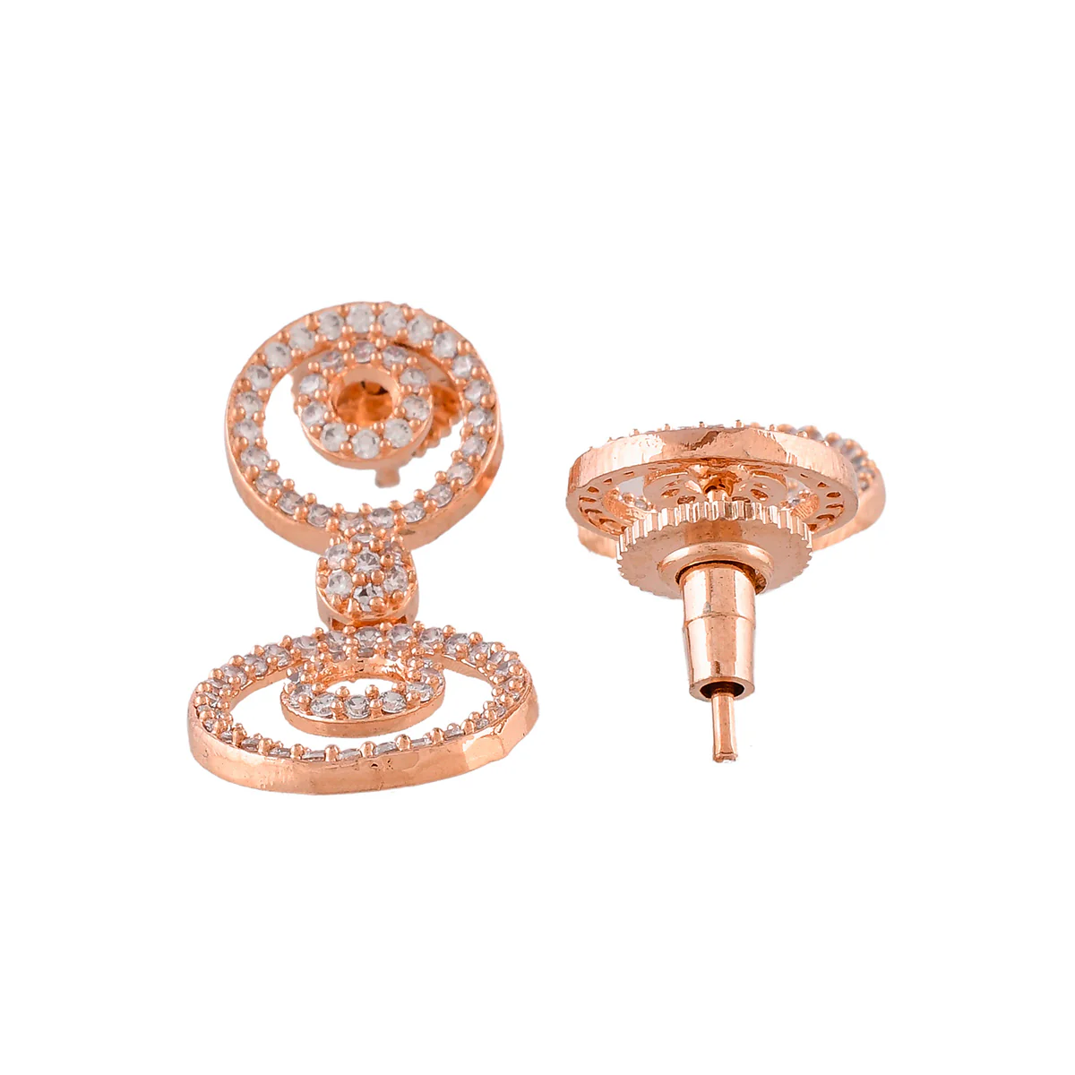 Sparkling Elegance Circles CZ Jewellery Set - Image 6