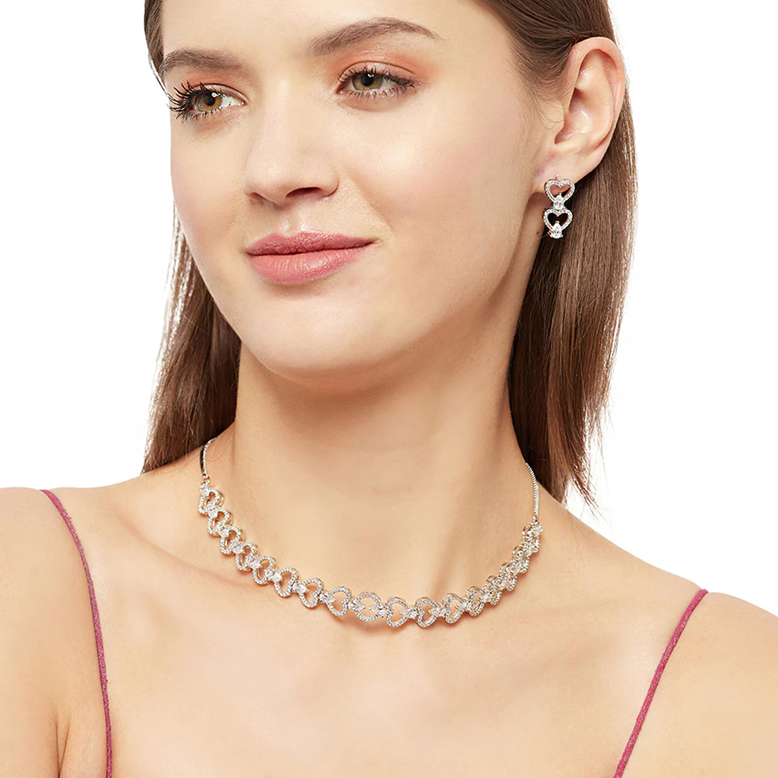 Sparkling Elegance Classic Necklace Set - Image 2