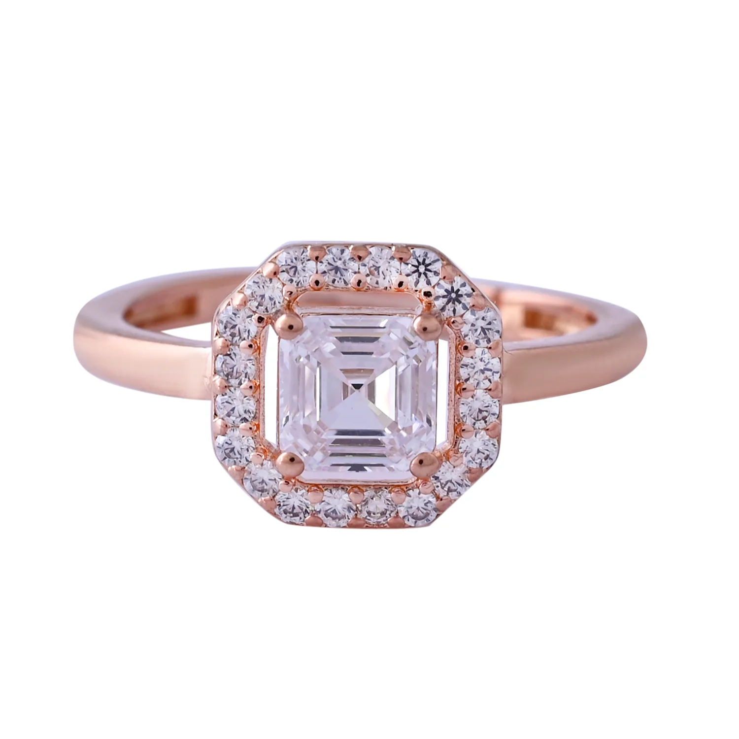 Sparkling Elegance Elysian American Diamond Solitaire Ring - Image 3
