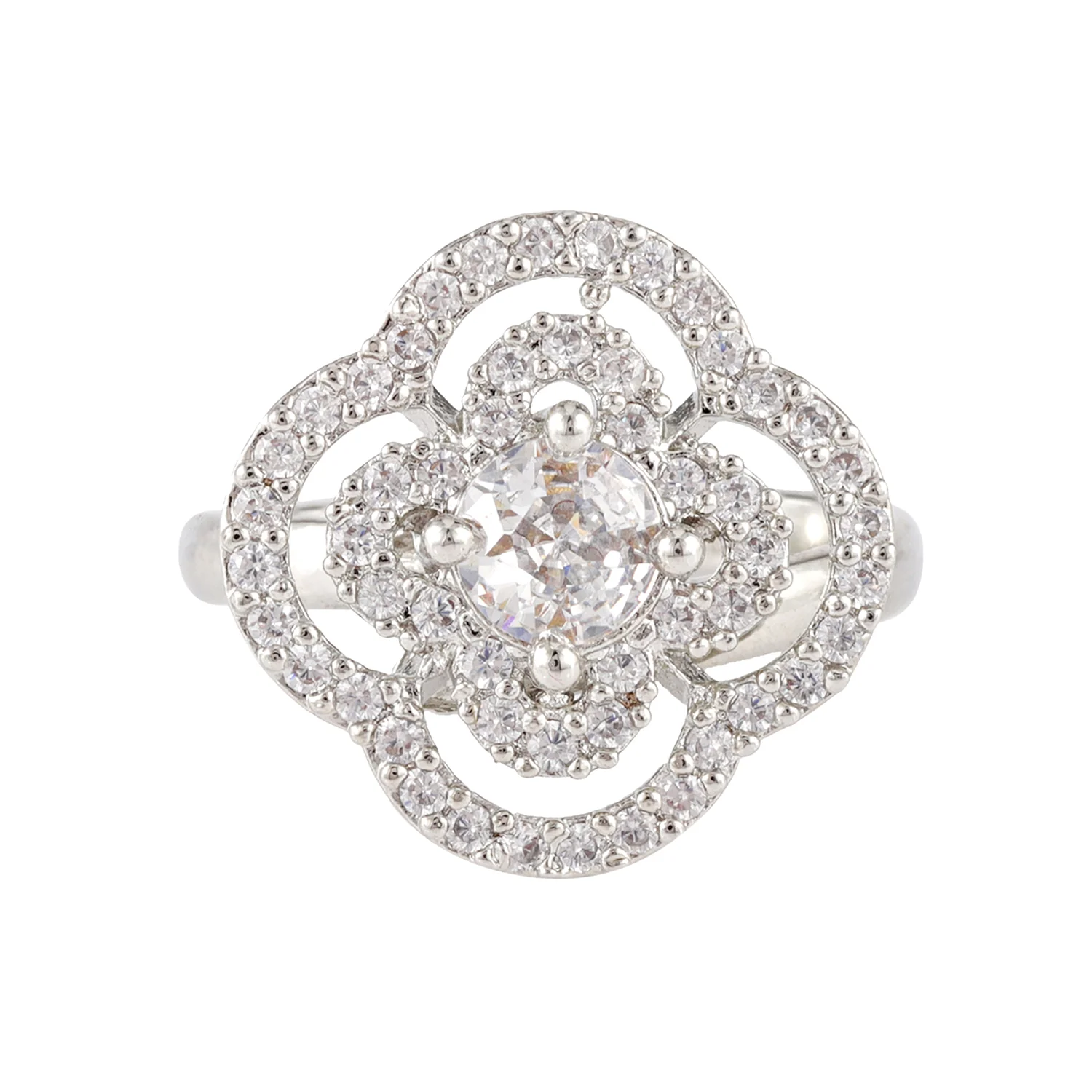 Sparkling Elegance Empress American Diamond Ring - Image 3