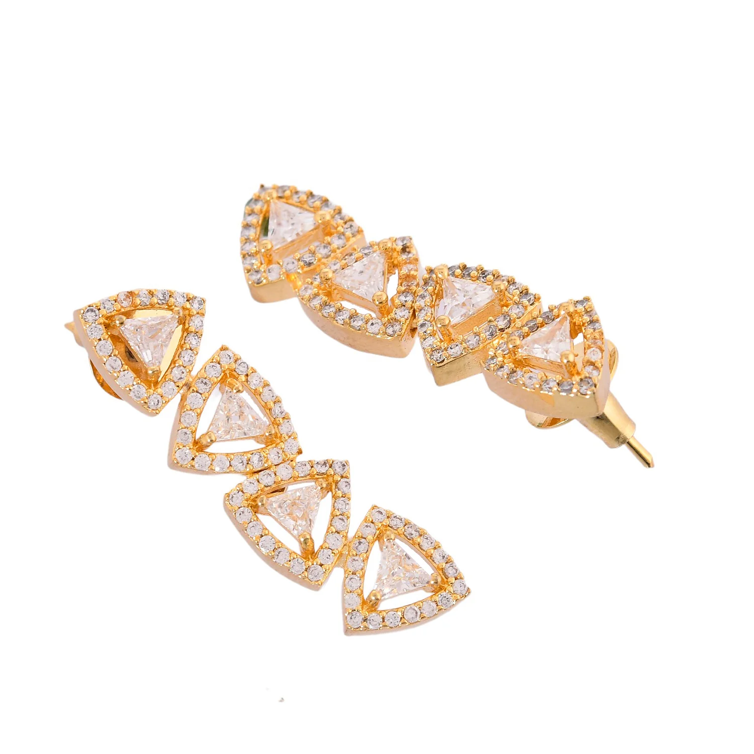 Sparkling Elegance Eternal Grace American Diamond Necklace Set - Image 7