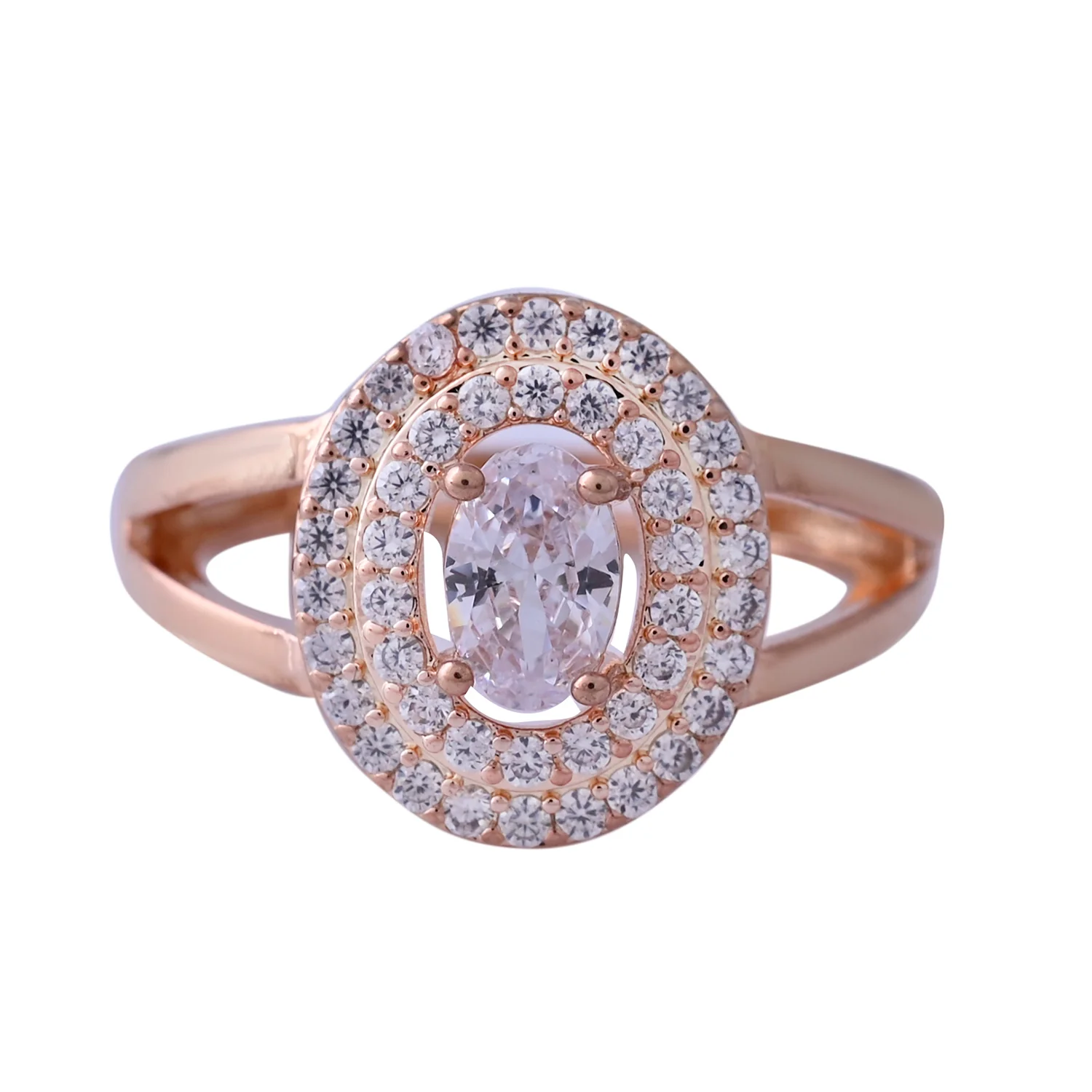 Sparkling Elegance Eternity American Diamond Solitaire Ring - Image 3