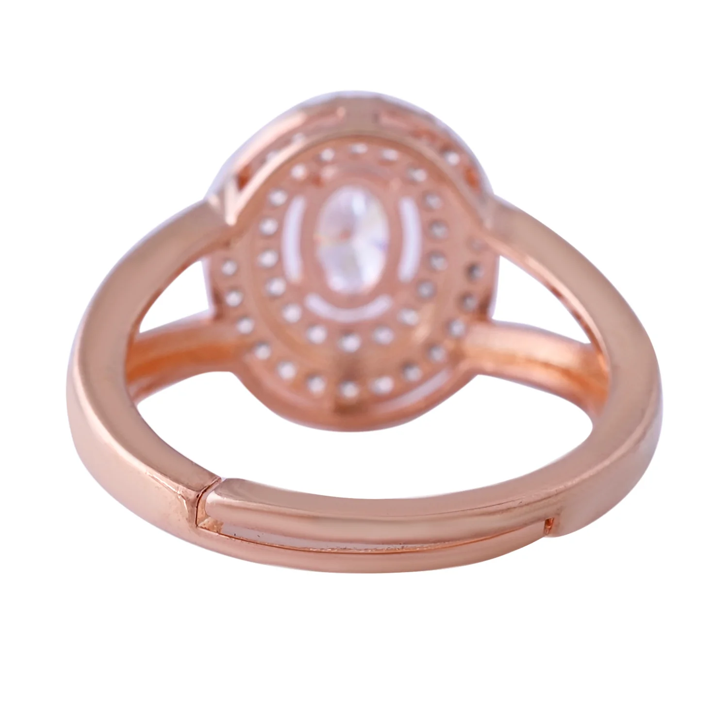 Sparkling Elegance Eternity American Diamond Solitaire Ring - Image 5