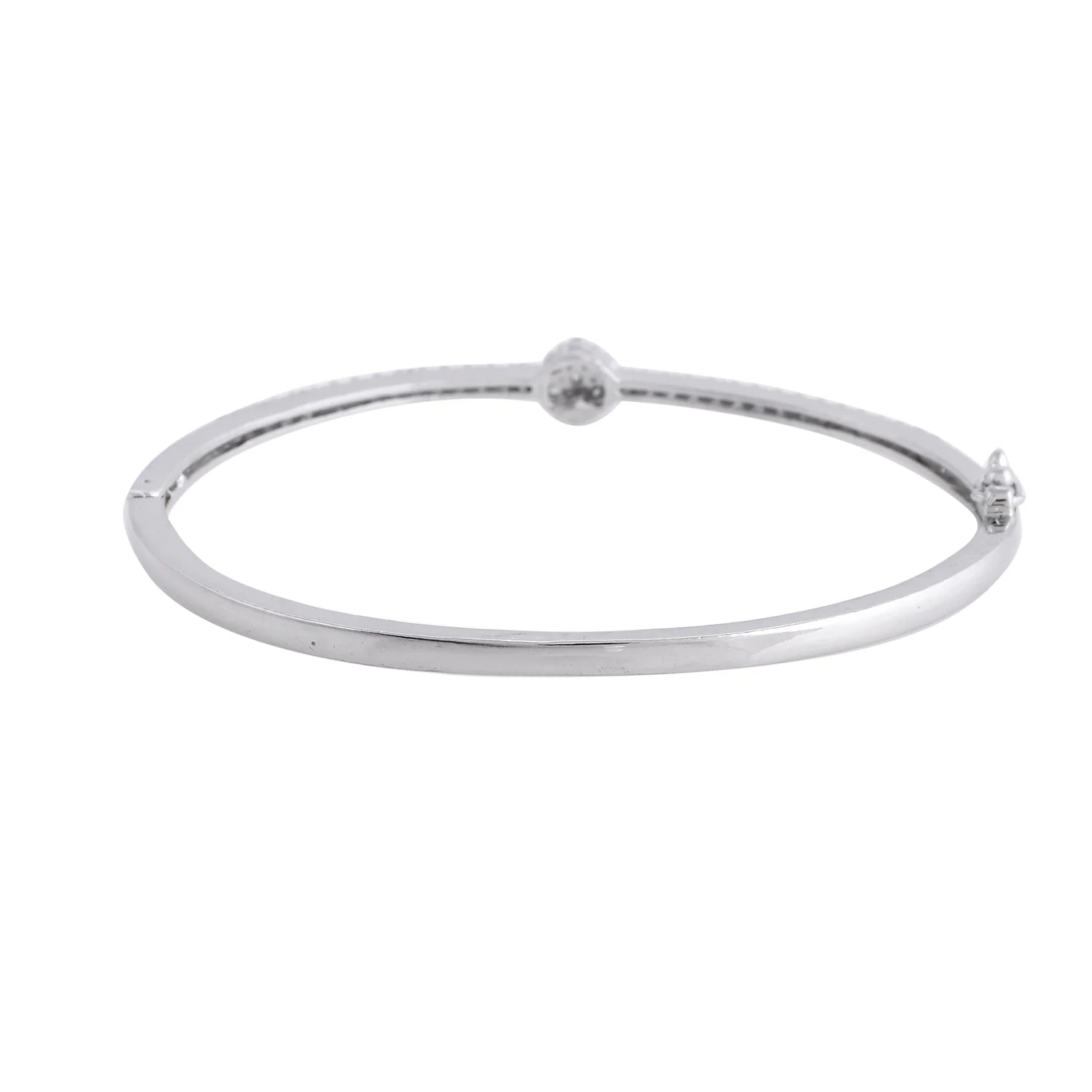 Sparkling Elegance Frosted American Diamond Bracelet - Image 5