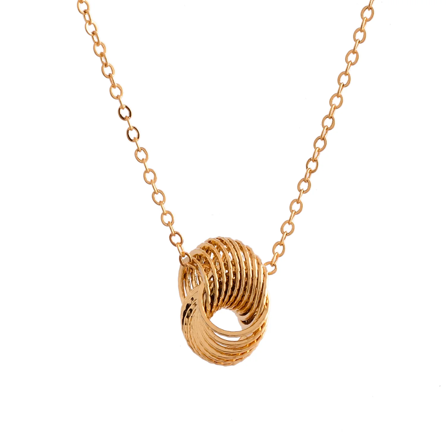 Sparkling Elegance Golden Reverie Pendant Set - Image 5