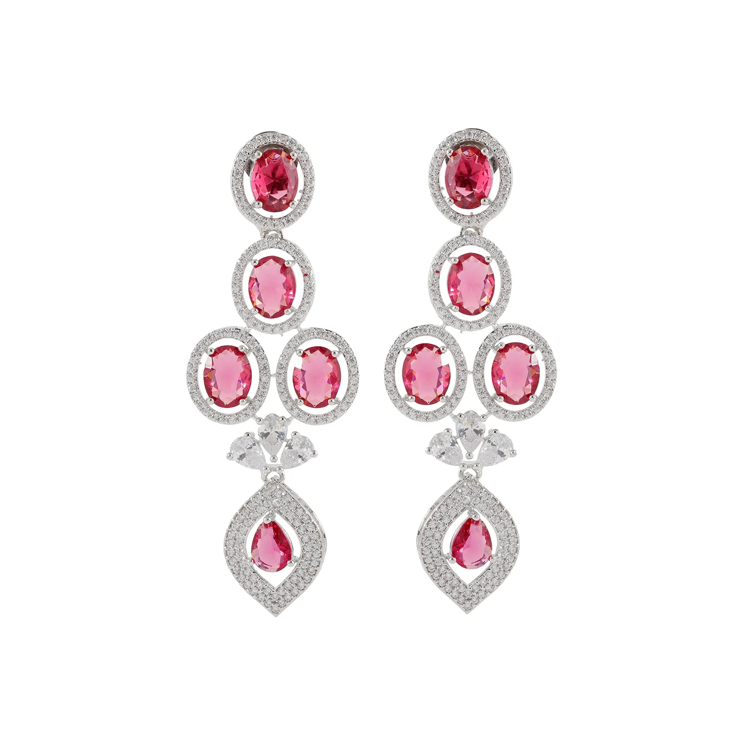 Sparkling Elegance Haseena-E-Ruby Royal Necklace Set - Image 5
