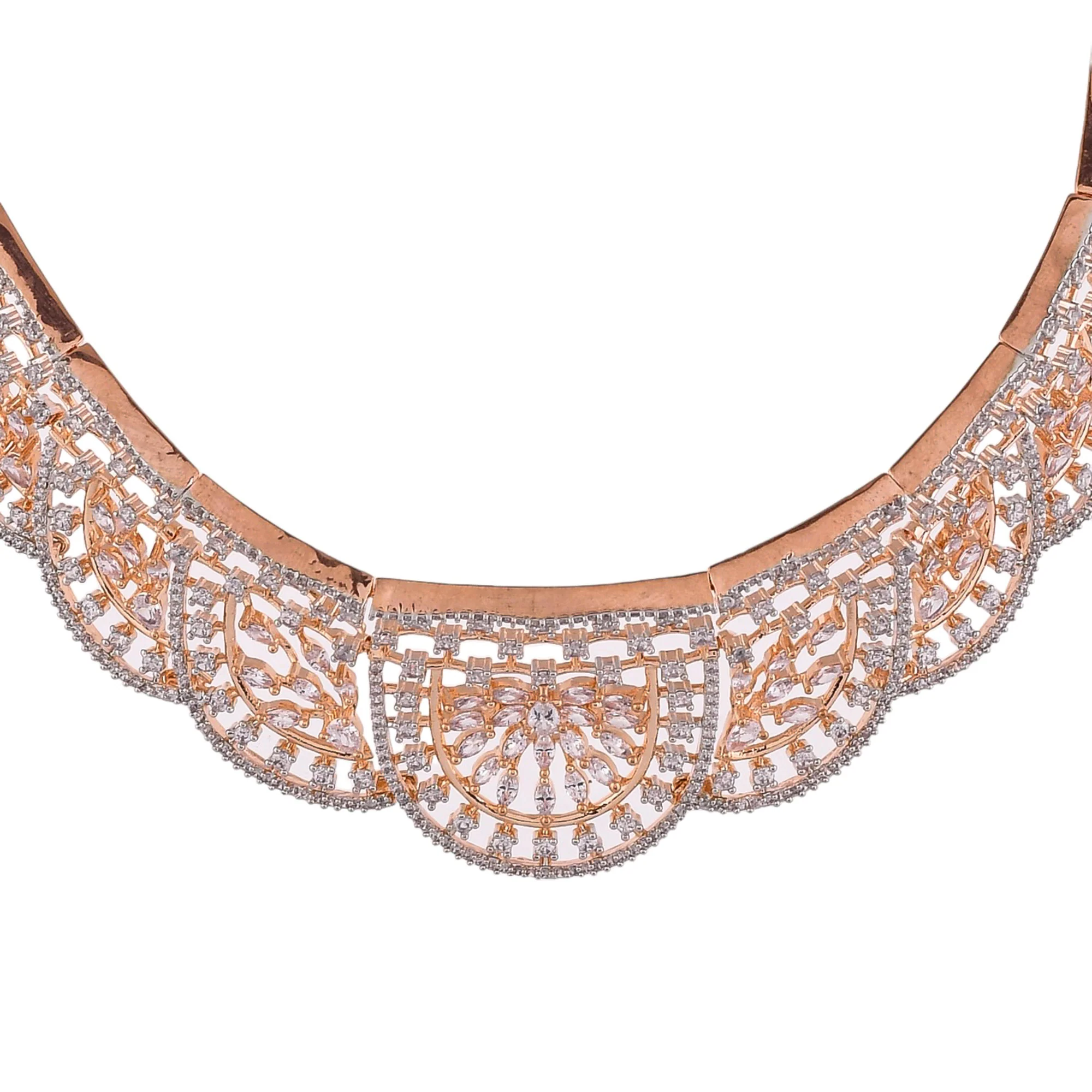 Sparkling Elegance Luxurious Cz Jewellery Set - Image 5