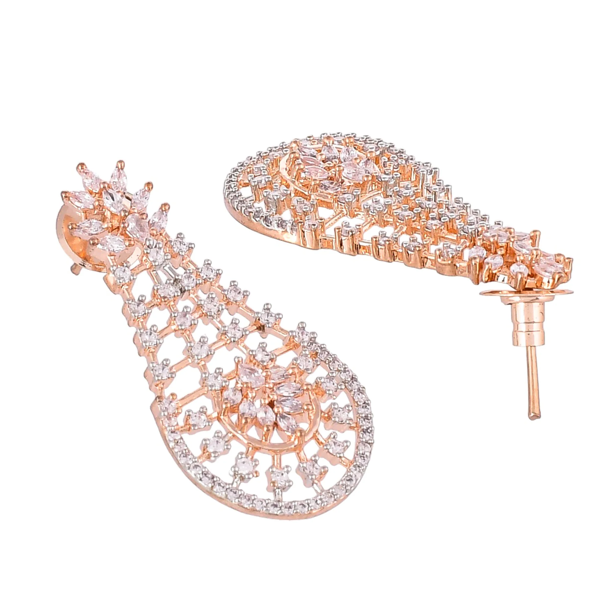 Sparkling Elegance Luxurious Cz Jewellery Set - Image 7
