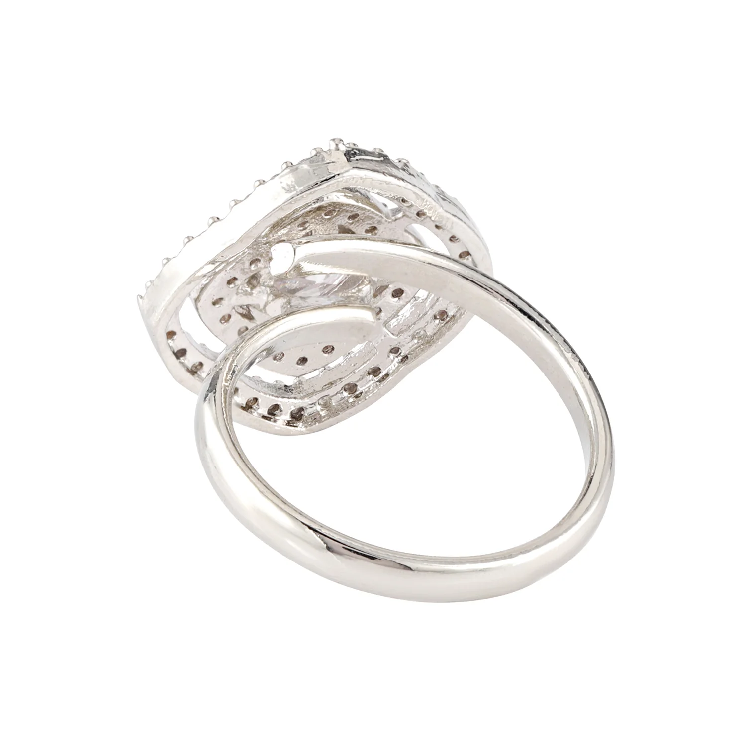 Sparkling Elegance Majestic American Diamond Ring - Image 5
