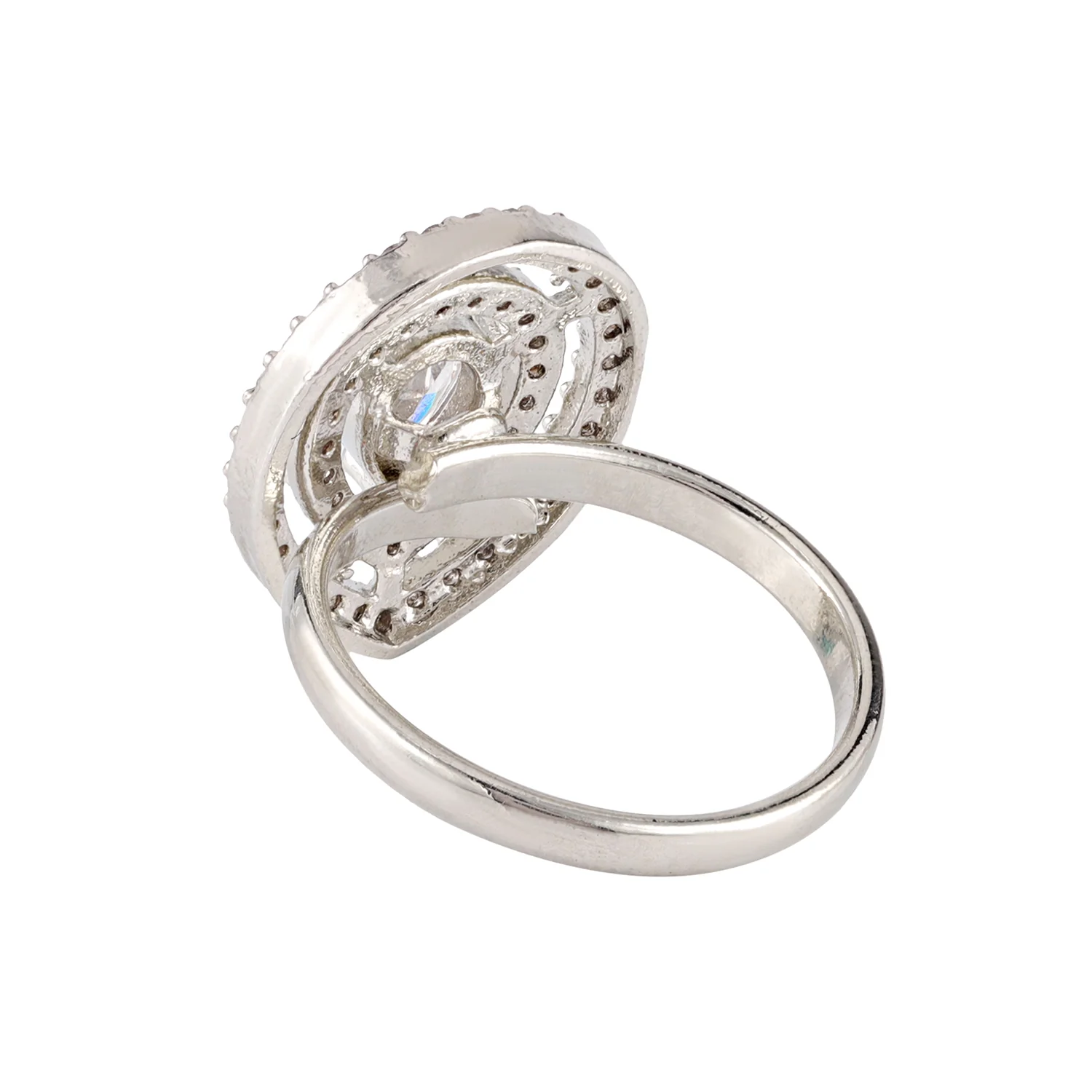 Sparkling Elegance Mooncourt American Diamond Ring - Image 5