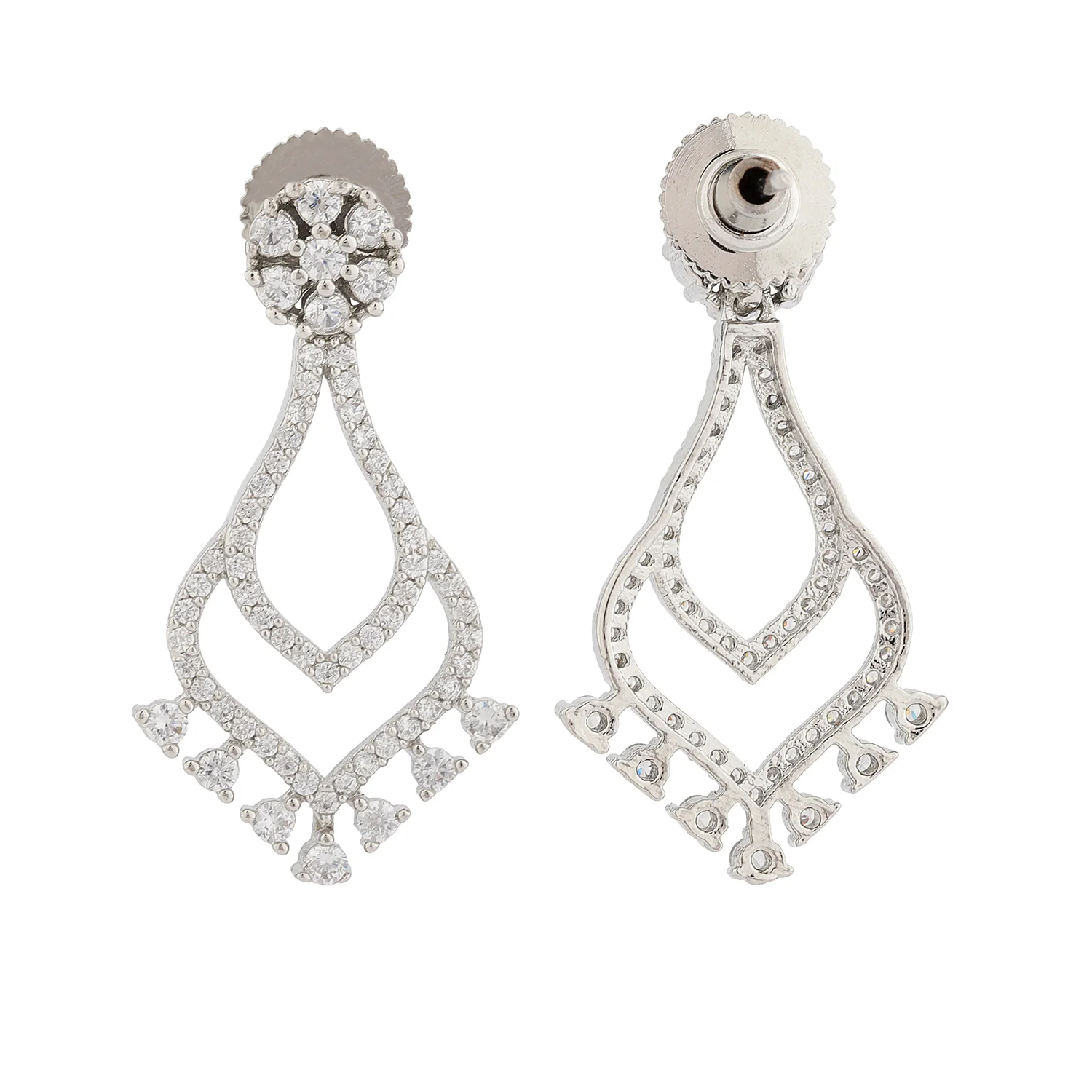 Sparkling Elegance Noor-E-Jewel Dangler Earrings - Image 5