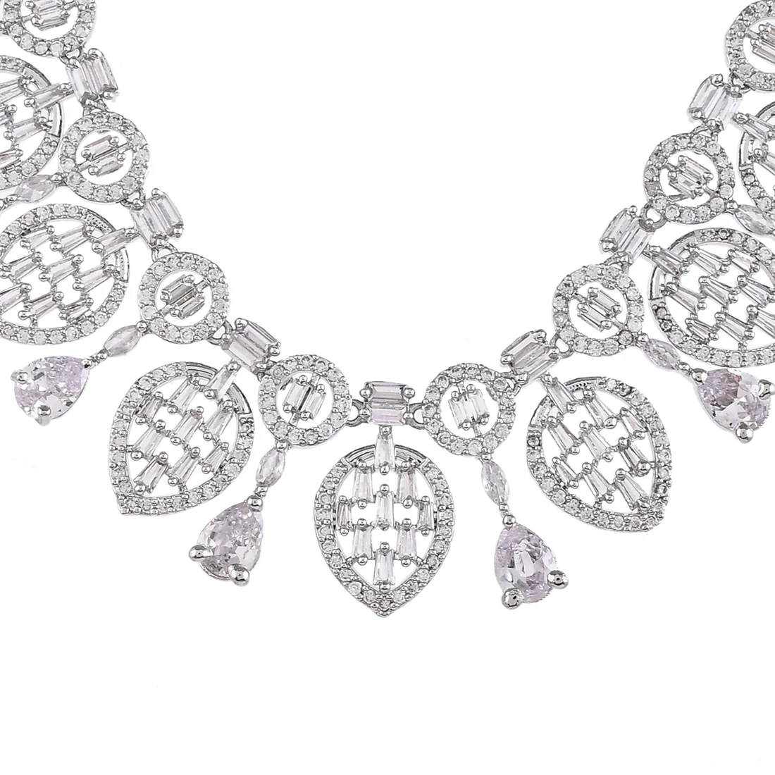Sparkling Elegance Opulent Zirconia Gems Jewellery Set - Image 4