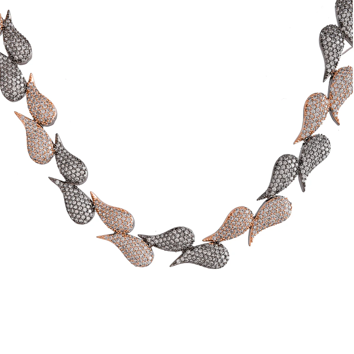 Sparkling Elegance Paisley CZ Jewellery Set - Image 5