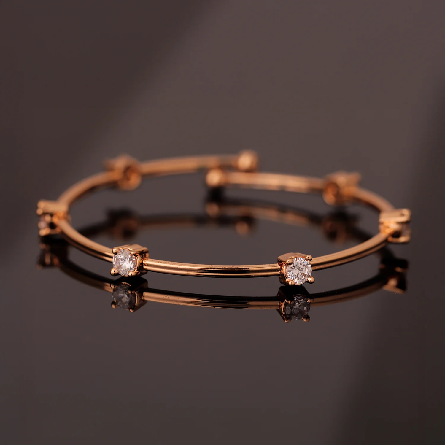 Sparkling Elegance Pure Glow American Diamond Cz Bracelet