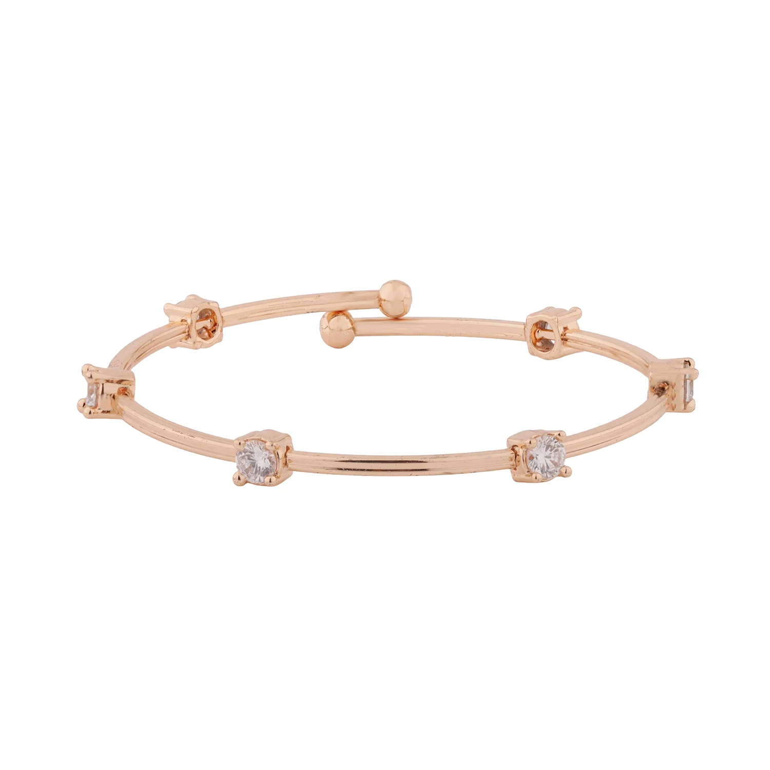 Sparkling Elegance Pure Glow American Diamond Cz Bracelet - Image 5
