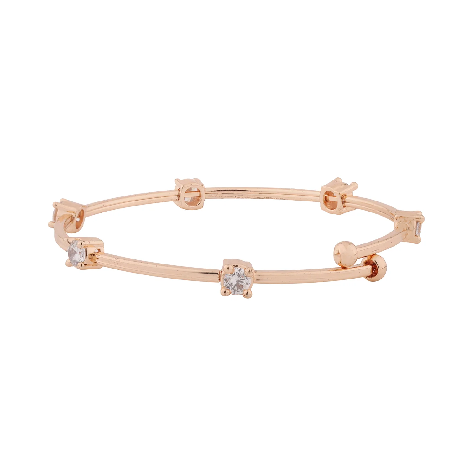 Sparkling Elegance Pure Glow American Diamond Cz Bracelet - Image 6