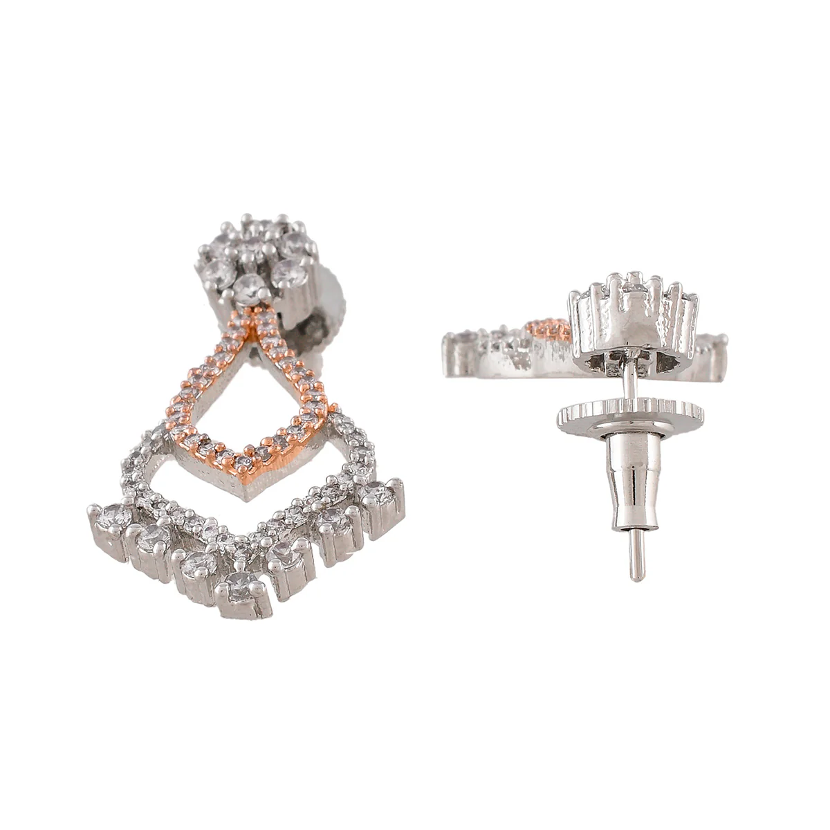 Sparkling Elegance Round Cut Zircon Jewellery Set - Image 6