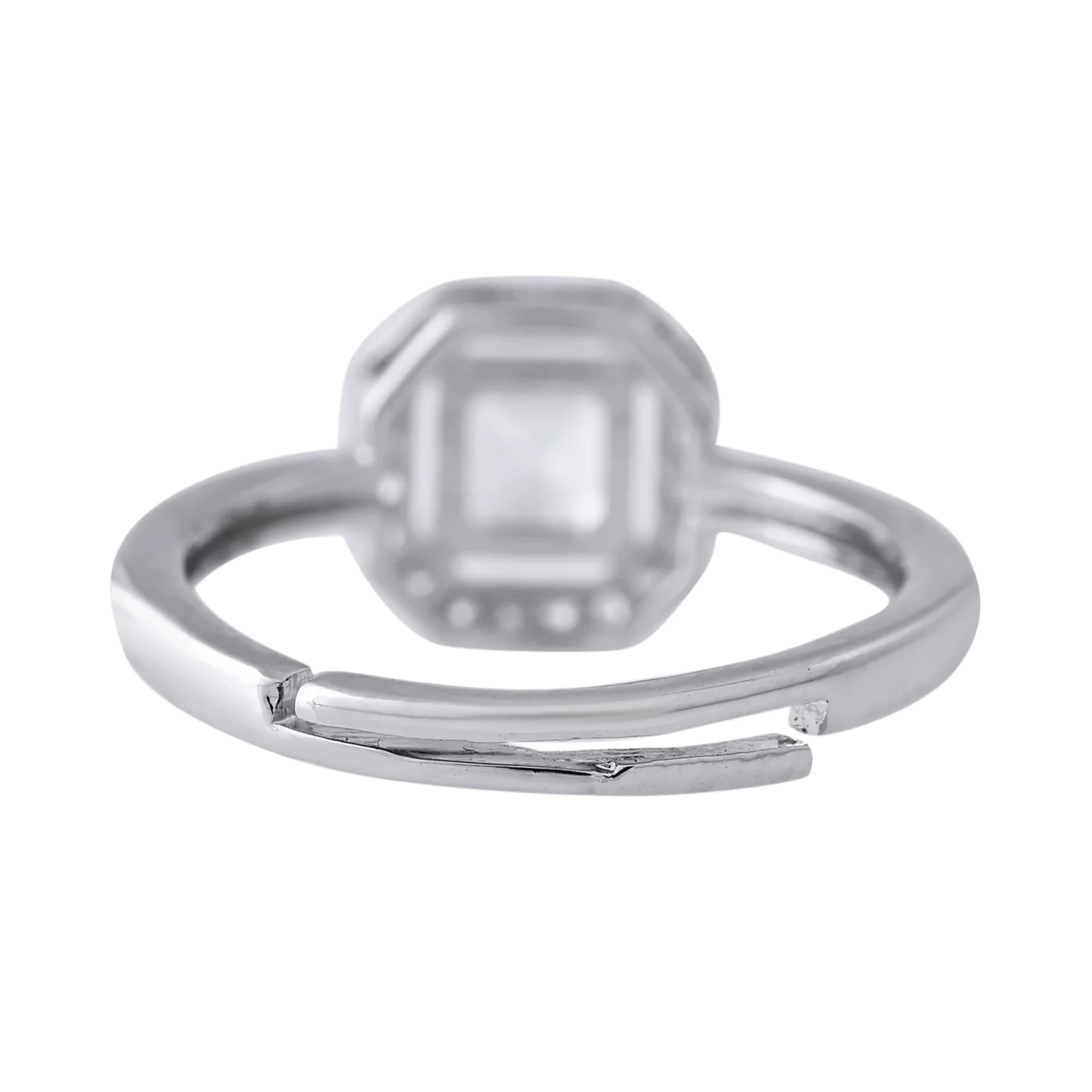 Sparkling Elegance Royale American Diamond Solitaire Ring - Image 5