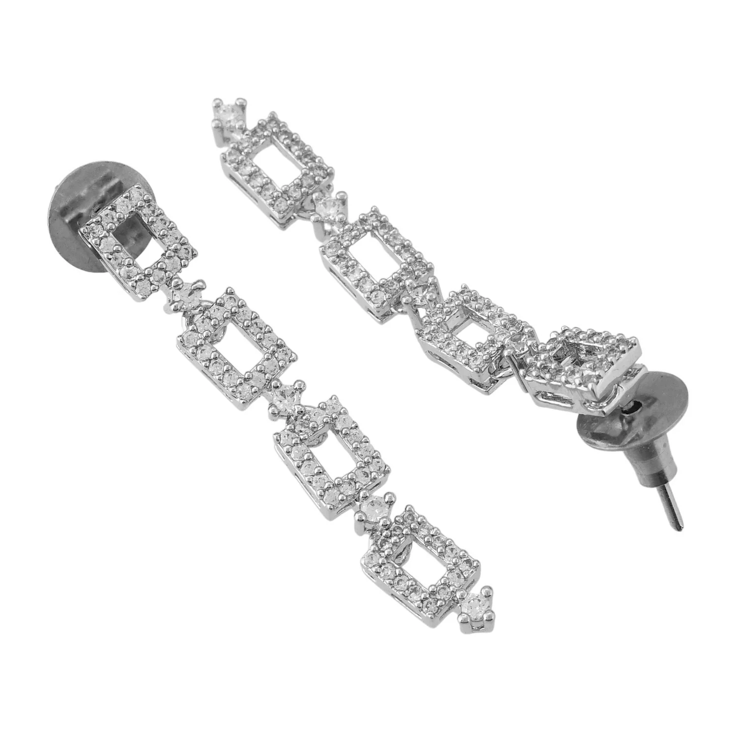 Sparkling Elegance Timeless American Diamond Necklace Set - Image 7