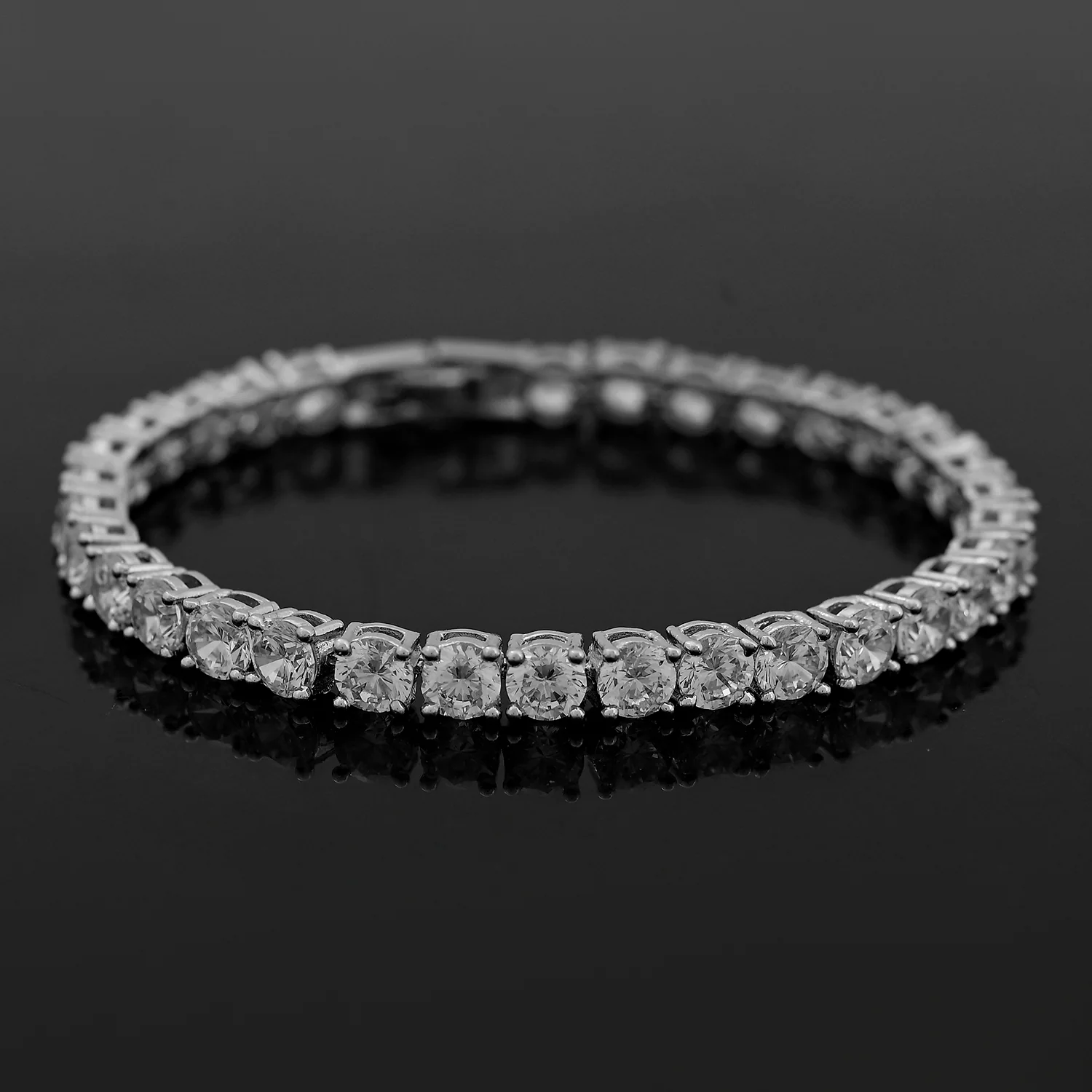 Sparkling Elegance Timeless Glamour Statement Tennis Bracelet