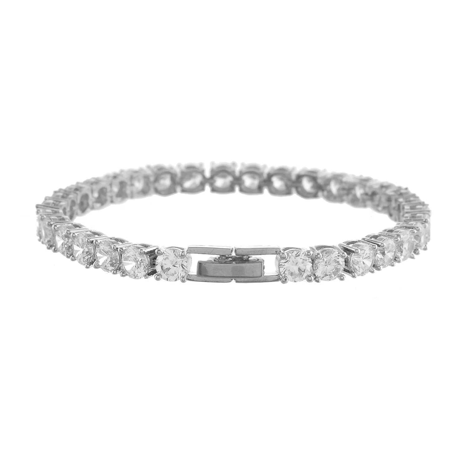Sparkling Elegance Timeless Glamour Statement Tennis Bracelet - Image 3