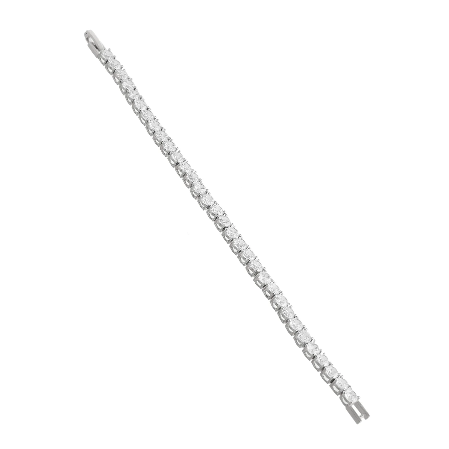 Sparkling Elegance Timeless Glamour Statement Tennis Bracelet - Image 4