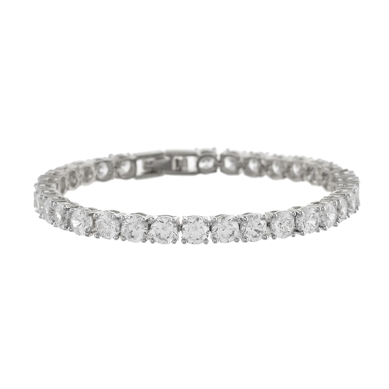 Sparkling Elegance Timeless Glamour Statement Tennis Bracelet - Image 5