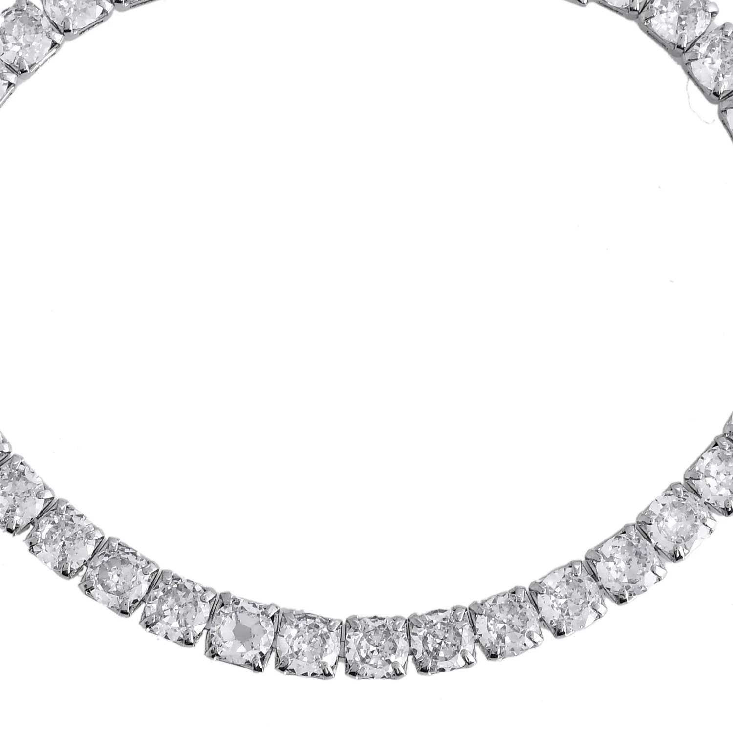 Sparkling Elegance Twilight Crystal American Diamond Tennis Bracelet - Image 4